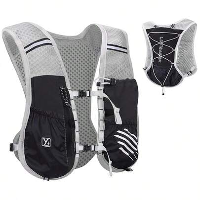 Running Hydration Vest Backpack, Camel Hydration Backpack Water Backpack, Lightweight Daypack For Hiking Trail Running Cycling Race Marathon For Women Men(Only Backpack Without Bladder)