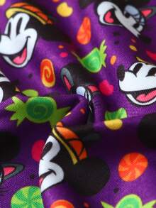 Disney 1件装迪士尼卡通印花男士内裤 - 柔软舒适，字母弹力腰带，休闲男士内裤 - 彩色 - 查看 3