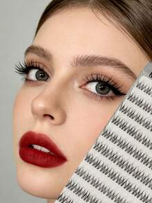 10-Row 120-Flower Mixed Packaging Segmented Single-Cluster Dense D-Curve 3D Fluffy Pre-Curved Fan Personalized Machine-Pressed False Eyelashes Segmented Natural False Eyelashes For Eye Extension - Black - View 4