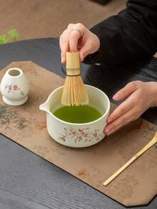 1 pieza/2 piezas/3 piezas/4 piezas Juego de tazón de matcha japonés, combo de utensilios de matcha de alta calidad (incluye tazón de matcha, batidor, soporte, cuchara de bambú) - Perfecto para hacer latte de matcha, regalo ideal para amantes del matcha y principiantes - Multicolor - Ver 8