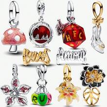 1 Family Series BOO Night Light Charm Silver Plated Bracelet Necklace DIY Jewelry Birthday Gift Anniversary Gift - Multicolor - View 2