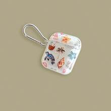 Turtle, Coconut, Shell Earphone Case, Beach Elements Earphone Case, Transparent Earphone Case With 1 Earphone Case Hanger Clip, Compatible With AirPod Case, Headphones, Compatible With AirPod Pro 3 Case, Compatible With AirPod Pro (2nd Generation), Compatible With AirPod 3, Compatible With AirPod Pro, Compatible With AirPod 1/2, Compatible With AirPod 4 Case Cover