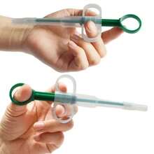 Pet Feeding Push Tube Feeder, Cat & Dog Feeding Dispenser - Multicolor - View 3