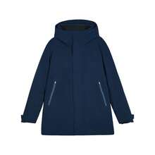 Skechers Men's Warm And Cold-Proof Woven Hooded Outdoor Down Jacket