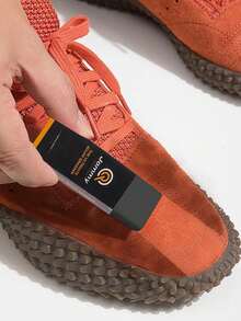 1/5pcs Magic Shoe Eraser - No-Water Faux Leather & Sneaker Cleaner, Brightens & Decontaminates, Ideal For Boots & Clothes - Black - View 4