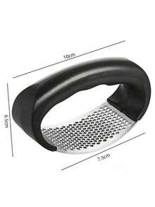 重型压蒜器，专业蒜蓉压榨器和切碎器，符合人体工程学的压蒜工具，带易挤压手柄，厨房工具，姜压器，蔬菜切碎器，必备厨房配件 - 彩色 - 查看 10