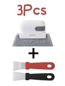 1pc/2pcs/3pcs/5pcs/6pcs 2-In-1 Window Slot Cleaning Brush, Universal Small Crevice Cleaning Brush, Suitable For Door Tracks, Window Frames, Outdoor Kitchen Utensils Cleaning, Suitable As Gifts For New Year, Halloween, Valentine's Day, Mother's Day And Christmas