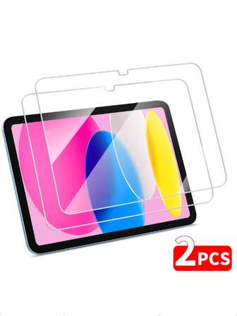 2pcs Tempered Glass Screen Protector, For IPad, Galaxy Tab/Redmi Pad SE/HONOR Pad/Mi Pad, Compatible With Huawei MatePad Air, Anti-Scratch, Sensitive Touch