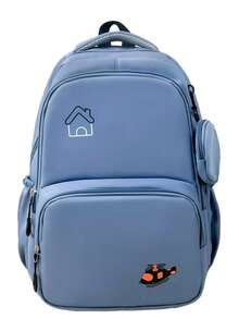 Unisex Nylon Zipper Backpack, Large Capacity Multi-Function Backpack, Suitable For Various Occasions And Daily Use - 9026 - View 1