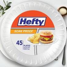 Hefty Everyday Soak Proof Disposable Plates - 45ct - 1 - View 2