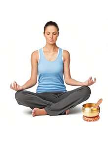 手工瑜伽、冥想和疗愈颂钵套装 - 3.15 英寸/8.0 厘米 - 正念和脉轮平衡冥想 > 颂钵、手钹、手锣、颂钵、冥想、鼓组 - 彩色 - 查看 9