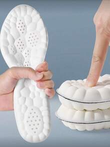 High Elastic Latex Insoles, Shock Absorbing, Arch Support, Breathable Sports Shoe Insoles