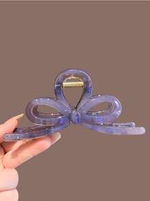 1pc Vintage Style Elegant Hair Clip Accessory For Women, Hair Claw Hair Decoration - Picture Color - View 9