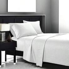 KALL TUSHH Yamel Gold; Juego de Sbanas Hipoalergnica con Tecnologa Fresh Care, Tipo Hotelera de Microfibra de Alta Calidad.(Chocolate, Individual) - chocolate+individual - Ver 3