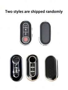 适用于菲亚特 TPU 软钥匙包，钥匙包适用于菲亚特折叠式 3 键汽车钥匙保护套，TPU 材质，防刮、防摔 + 0.1mm 超薄、超静音 | 3 键精确贴合车型，防摔、耐磨、便携式设计、360° 信号保护、防指纹涂层、保持如新 [请查看详情页了解兼容型号] - 彩色 - 查看 7