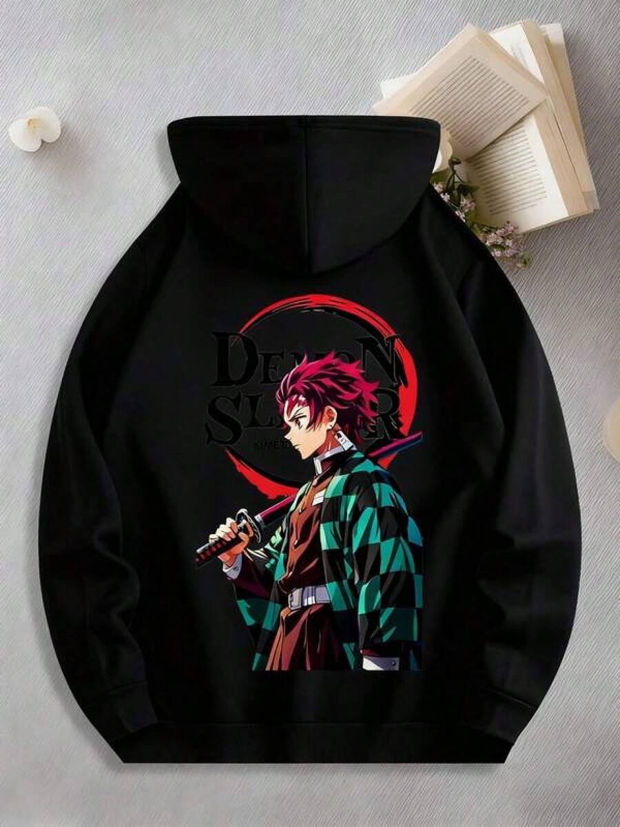 Men Outdoor Hoodies & Sweatshirts - Black - View 1