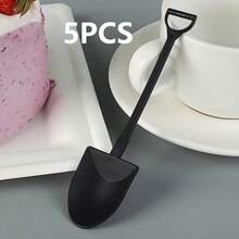 5/50/100 个一次性塑料迷你甜点勺，塑料迷你冰淇淋甜点勺/布丁酸奶勺，适合家庭或派对，婚礼派对甜点勺。 - 彩色 - 查看 10