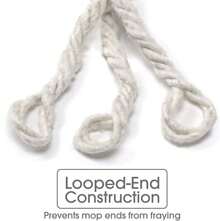 Loop End Commercial String Mop Head, String Cotton Mop Heads, 6 Inch Headband, Mop Head Replacement For Home, Highly Absorbent,Industrial And Commercial Use - ColorE - 查看 7