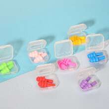 1/3/6/12 Pairs Random Color Silicone Waterproof Swim Ear Plugs, Noise Reduction Earplugs For Swimming - Multicolor - View 5