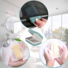 1 Pc Travel Soap Dishes With Soap Bags, Portable Soap Boxes, Leakproof Soap Dish, Bathroom Soap Tray For Camping, Outdoors, Gym, Bathroom - Multicolor - View 7