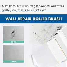 Pintura de pared blanca para reparación, renovación, cobertura de descascarillado, humedad, grietas, grafiti - 100 gramos - Ver 9