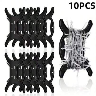 2/6/10-delad förvaringsrulle för julbelysning; Multifunktionellt förvaringsställ för julgransbelysning, förlängningssladdar och girlanger - Håll festliga dekorationer prydliga och organiserade