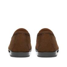 Men's Classic Suede Penny Loafers Premium Leather Dress Shoes Lightweight Comfort Slip On Formal - màu nâu - Xem 10