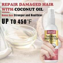 WOZUTUNT Heat Protectant Spray For Hair - Coconut- Thermal Protector Spray - Paraben &Amp; Dye Free Travel Size - 3.4fl Oz - MàuB - Xem 3