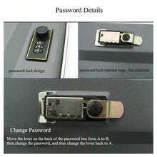 High Quality Home Security Secret Book Hidden Safe; Safe Box; Coin Bank; Cash Box; Metal Faux Steel Classic Slanted Tower Design - Monroe 18CM Password - View 3