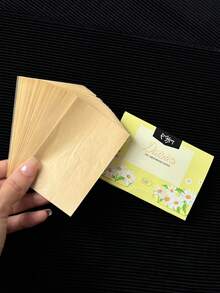 100pcs/Pack Portable Detachable Fragrant Facial Blotting Paper, Makeup Tool - Multicolor - View 8
