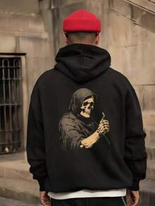 Men Outdoor Hoodies & Sweatshirts - Black - View 1