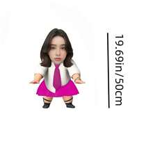 A Personalized Custom Pillow, A Customized Photo Pillow As A Gift, And A Couple Pillow With The Groom's Image Printed On It. - Red Skirt - View 12