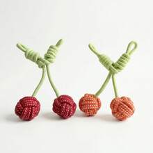 3pcs Puppy Toys For Teething Dogs Pet Toys Rope Chew Toys Dental Care Boredom Relief Bite Resistant Woven Bone Ball Shape - Multicolor - View 9