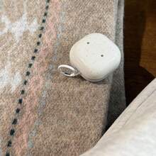 Minimalistiskt blått lock med vit bas, stänkbläck med hängande ring, hörlursfodral kompatibelt med Pro 2, sött Apple 4 minimalistiskt 3 nya 1/2 generationens hörlursfodral för kvinnor, skyddande fodral - Aprikos - Visa 3