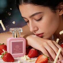 Strawberry Sugar-Scented Perfume Is Sweet And Long-Lasting. It Is A Portable Perfume For Multiple Occasions Such As Dates And Commutes ,Elegant Long-Lasting Fragrance Perfect As A Valentine's Day Gift - 草莓 - 查看 2