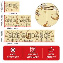 1/4/6 Pcs Ramadan Placemats, Linen Dining Table Mats With Traditional Lantern Pattern, Washable Printed Tablecloths, Surface Protective Pads, Ideal Decor For Holiday Kitchen And Family Gatherings - Multicolor - View 9