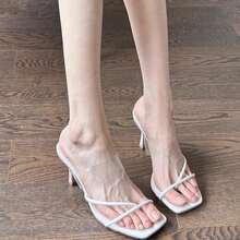 High Heel Sandals For Women - Beige - View 1