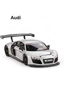 EstiloTendenciaDie Cast 1:24 Scale Audi R8 VehíCulo De Juguete, Coche De Juguete, Coche De ColeccióN, Coche De MetalCalidad PremiumVersióN Mejorada - 1 - Ver 4