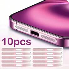 5/10 Pcs Speaker Mesh Dust Cover Sticker Fit For IPhone 15/16 Series
