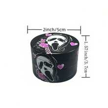 4-Layer Pink Heart Skull Grinder, Manual Metal Grinder, Kitchen Tool, Tobacco Accessory, Health & Home Goods - Multicolor - View 4