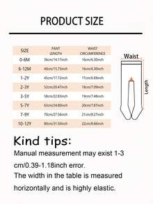 4 Pairs Girls Thick Stripe & Solid Color Leggings, All-Match Colors For Daily Matching, Suitable For Girls In Spring, Autumn And All Seasons - Multicolor - View 3