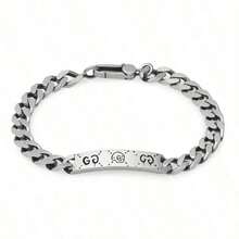 Gucci Minimalist Elegant Bracelet, Suitable For Daily Wear, Unisex, YBA455321001 - Silver - View 1