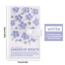 1pc Wealth Garden Coin Collection Book, (PVC Cover + PP Inner Pages), Double-Sided 50 Sheets, Can Store 100 Coins - Multicolor - View 11