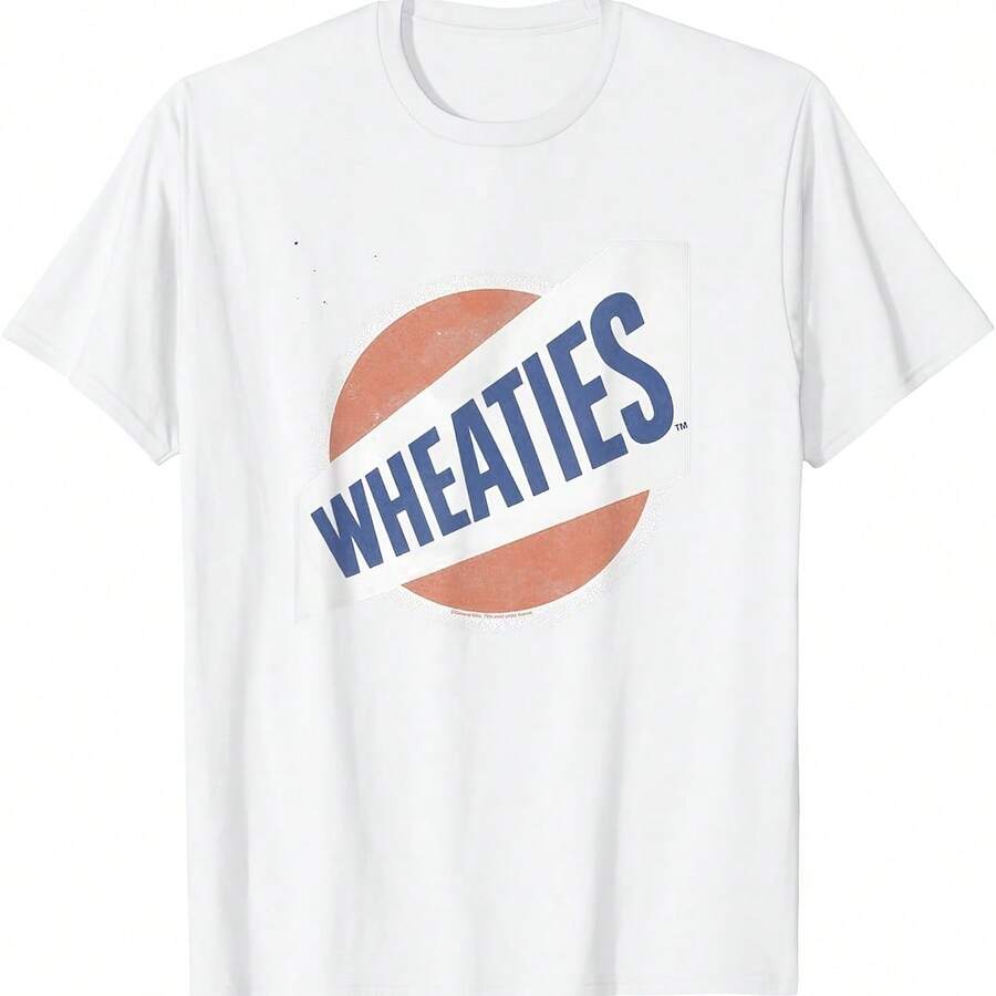 Wheaties Vintage Blue & Orange Circle Di Logo T-Shirt - 灰色 - 查看 1