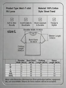 Von Dut Ch Y2K Retro Style Mens Crew Neck Short Sleeve T Shirt Rose Eye Flame Print 250g Heavy Weight 100 Percent Cotton Breathable Skin Friendly Valentines Day Summer - Black - View 5