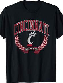 Cincinnati Bearcats Victory Vintage T-Shirt - 黑色 - 查看 1