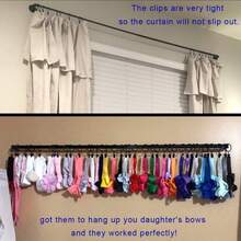 50-Piece Set Of Metal Curtain Rings With Clips, Curtain Clip Rings, Inner Diameter Of 1.37 Inches, Compatible With Curtain Rods With A Diameter Of 1 Inch, Available In Black, Gold, And Silver - màu đen - Xem 7