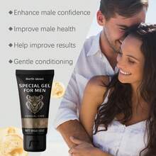 1 Frasco (60g) Gel de Masaje Herbal para Hombres, Hidratación Profunda y Cuidado Corporal, Repara Piel Seca y Dañada, Ideal para Uso Diario - Gel de masaje para hombres - Ver 10