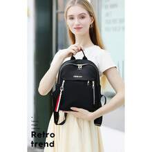 1 Pc Exquisite Backpack With Ample Space/Large Capacity, Which Can Hold Daily Necessities And Is Equipped With Comfortable Shoulder Straps. It Is Very Suitable For School, Work, Shopping, Travel And Outdoor Activities. Suitable For Students, Office Workers, And Fashionistas Who Pursue Both Functionality And A Stylish Appearance. - Multicolor - View 4