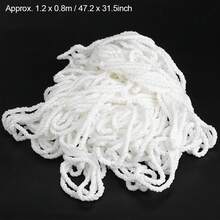 1.2x0.8m Football Soccer Goal Net Polypropylene Fiber Sports Match Training Tools - Multicolor - Ver 5